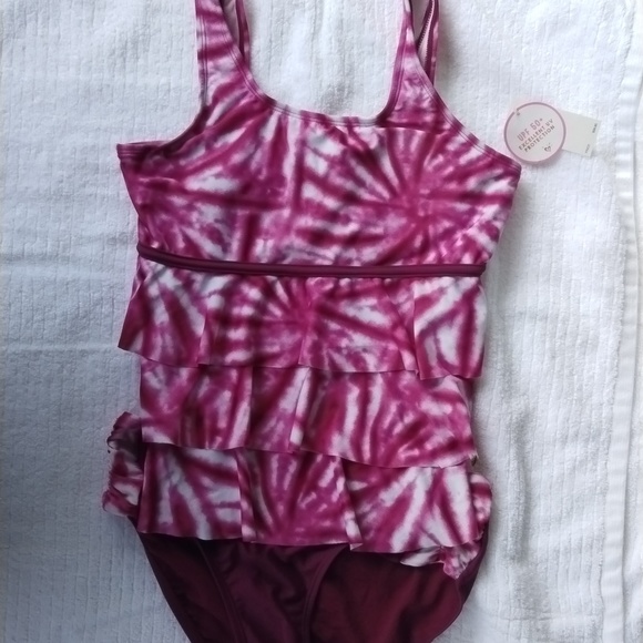 NWT Girls Justice bathing suit 14 - Picture 3 of 9